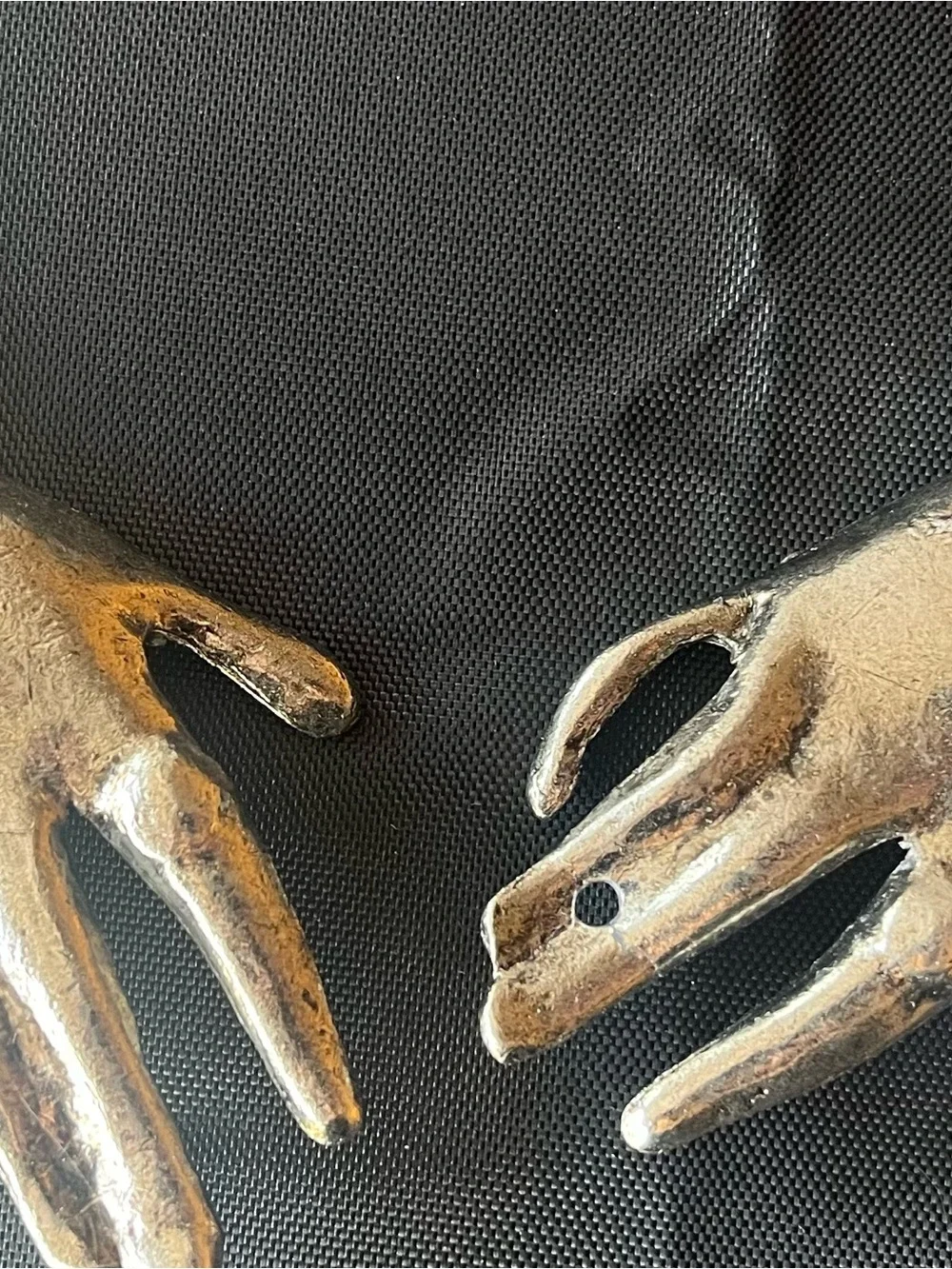 Vintage Hands Clasping Belt Buckle